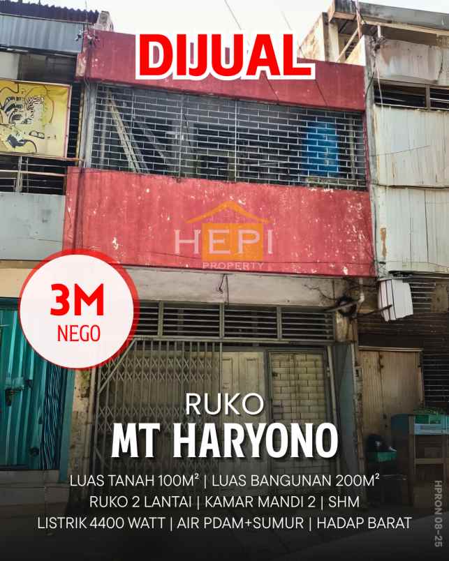 ruko strategis mt haryono semarang