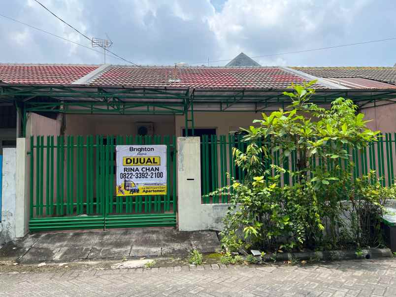 rumah 1 lantai klampis anom wisma mukti surabaya
