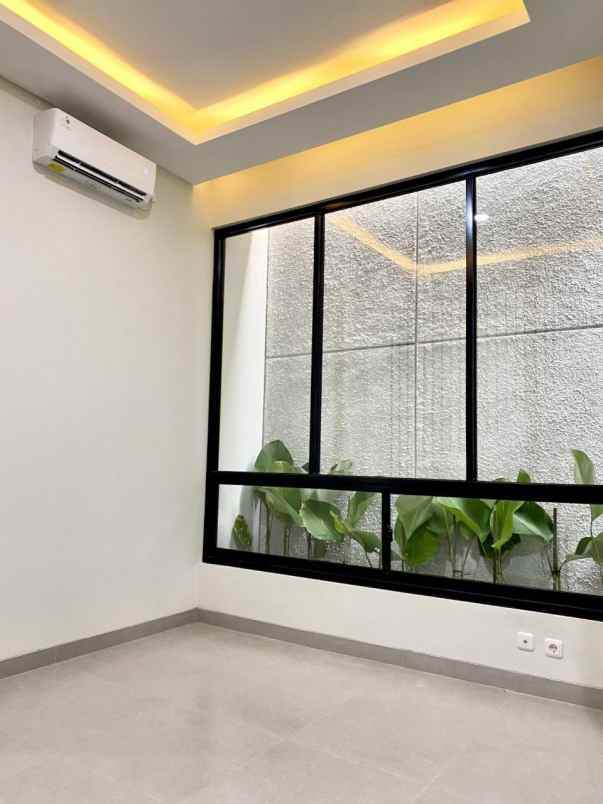 rumah 2 lantai bergaya bali industrial di tapos depok