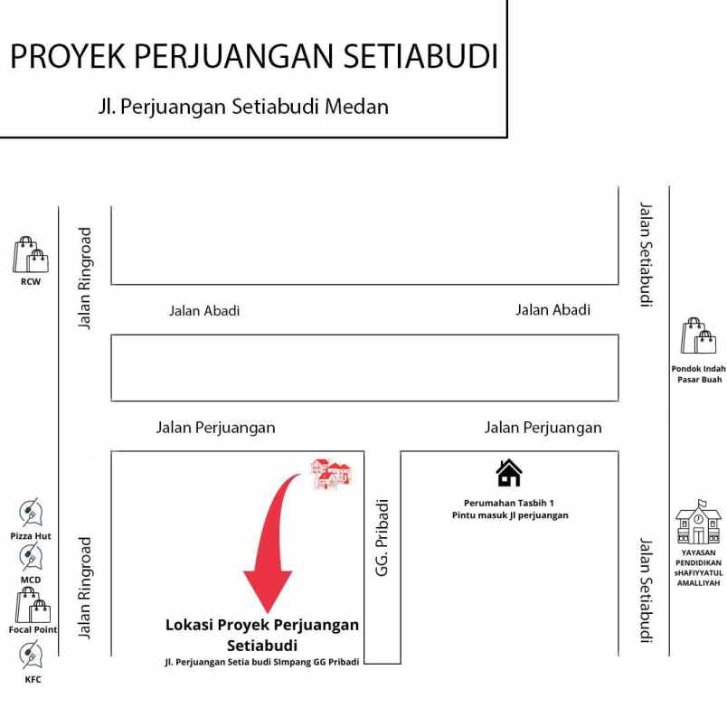 rumah 2 lantai di setia budi medan dekat kampus usu