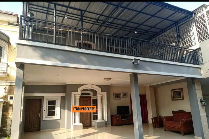 rumah 2 lantai siap huni raffles hills cibubur