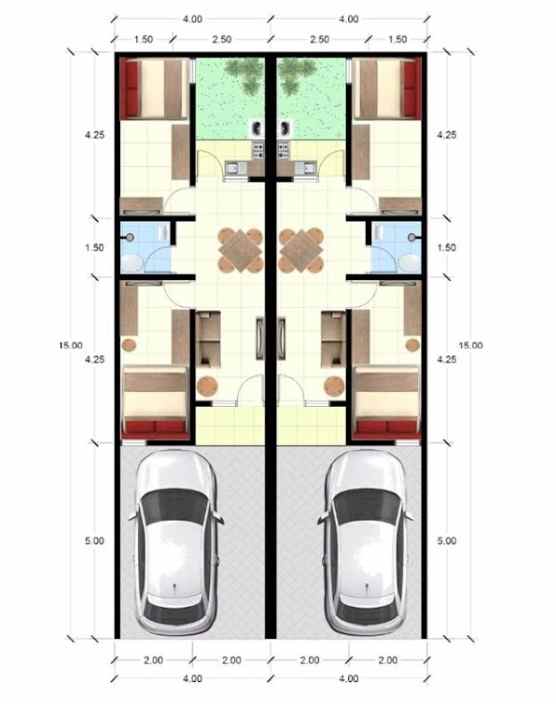 rumah baru 1 lantai puri 88 wiguna tengah siap huni