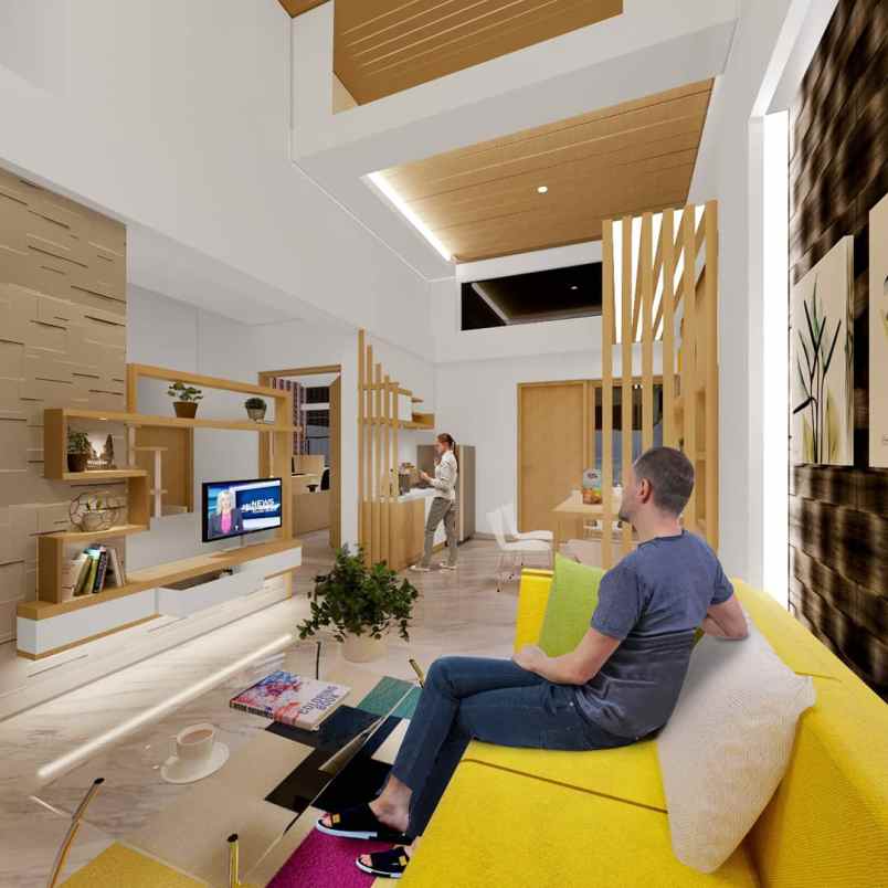 rumah baru di mustika jaya dalam cluster modern