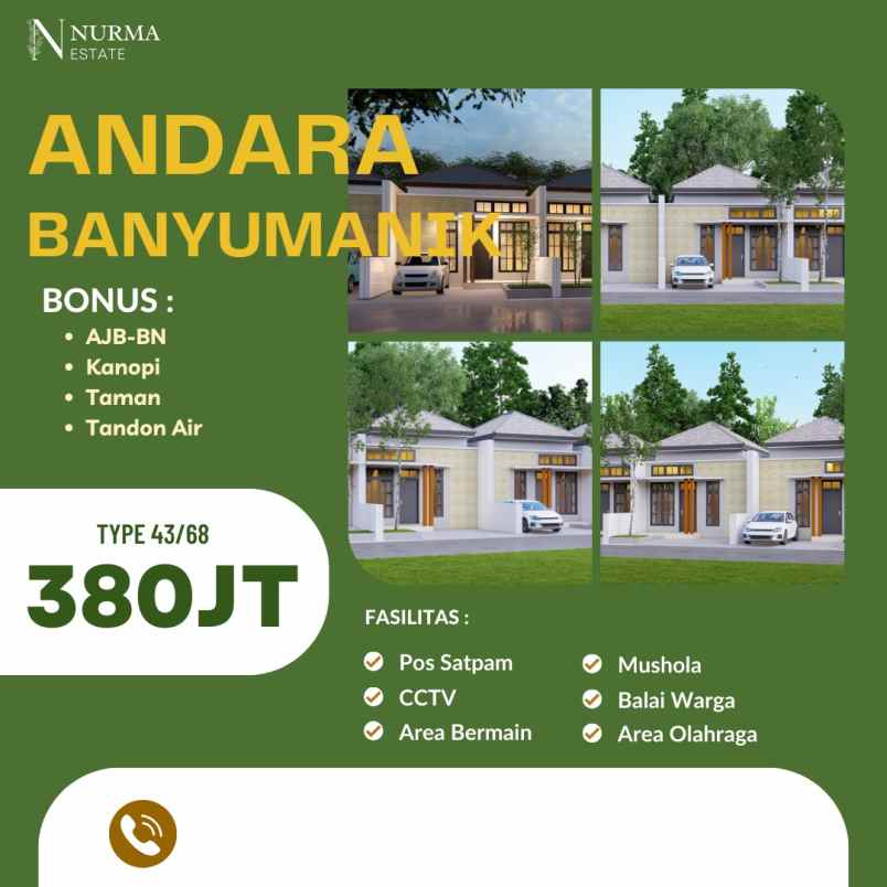 rumah baru siap huni di banyumanik harga 300jt an