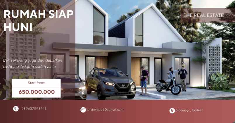 rumah cantik harga murah di cebongan