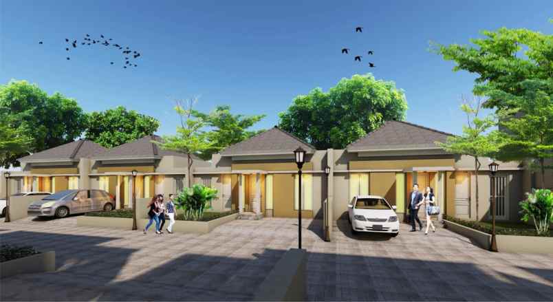 rumah cantik termurah carport luas