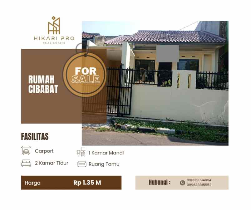 rumah cibabat cimahi dalam komplek