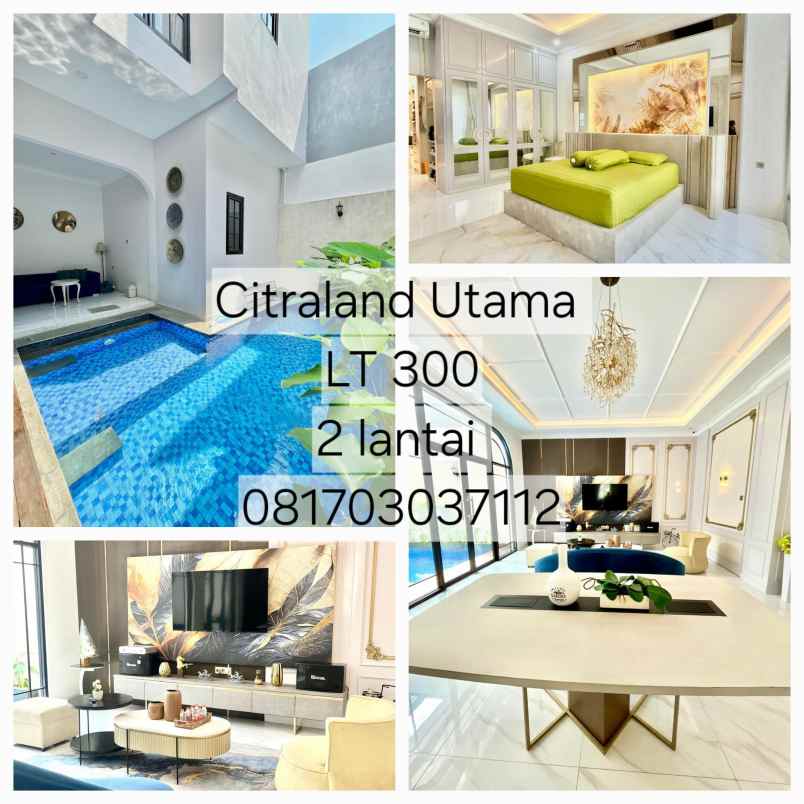 rumah citraland utama eropa style bagus super murah