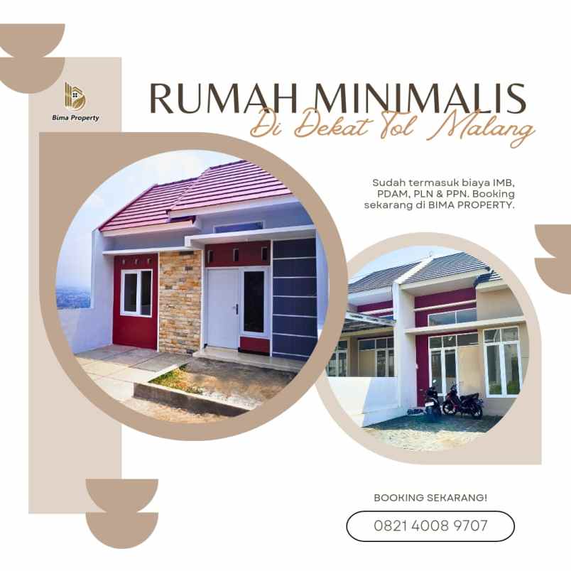 rumah di kawasan baru kedungkandang