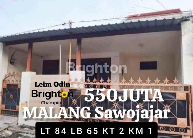 rumah dijual murah sawojajar malang