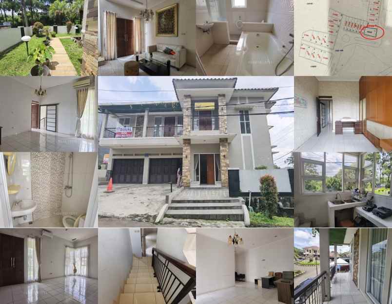 rumah hook sentul 2 lantai shm