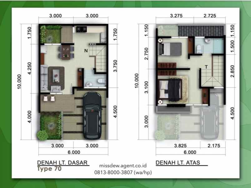 rumah kota wisata cibubur jl