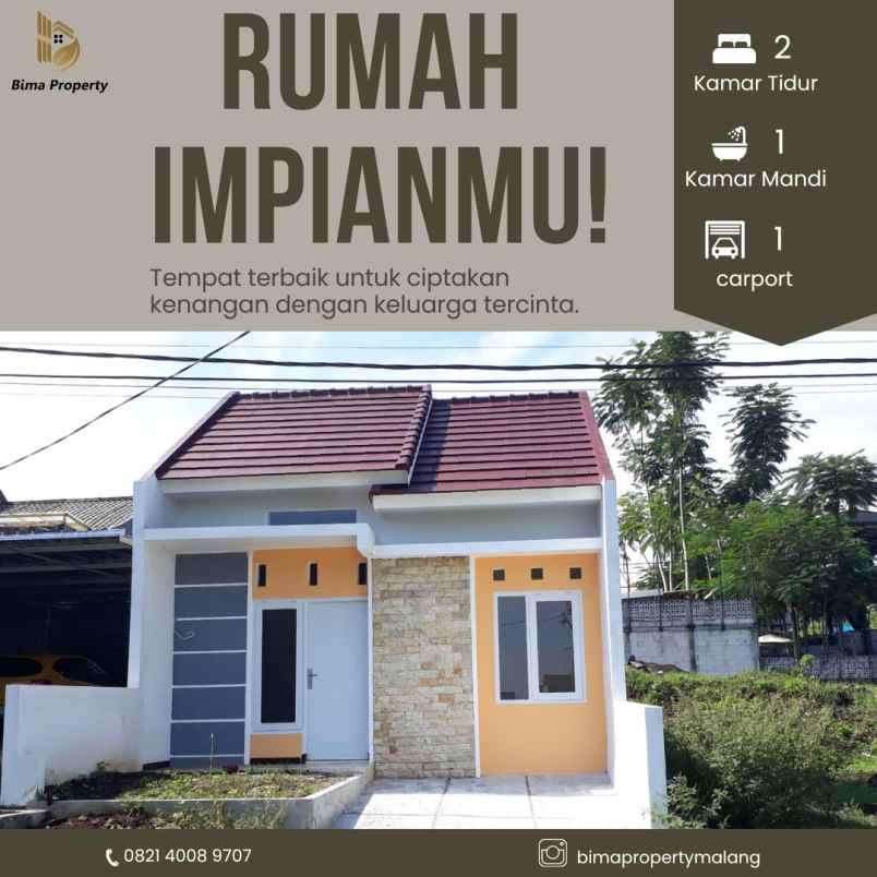 rumah minimalis dengan view pegunungan