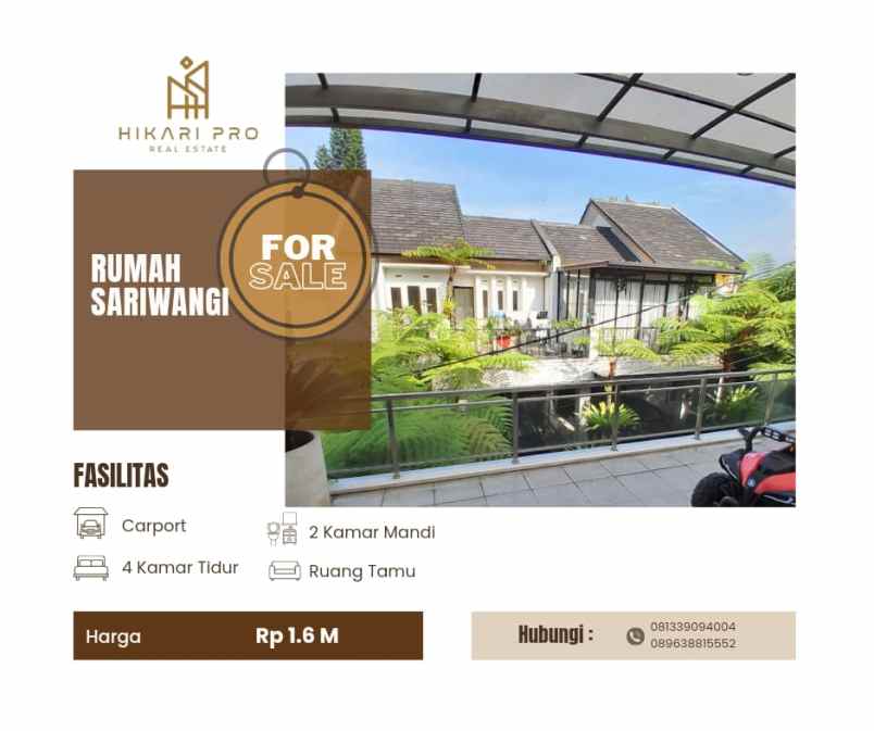 rumah minimalis sariwangi dekat sarijadi