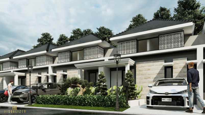 rumah modern 2 lantai di sukun