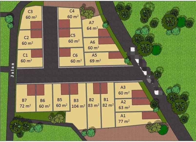 rumah murah 2 lantai di pocis tangerang selatan