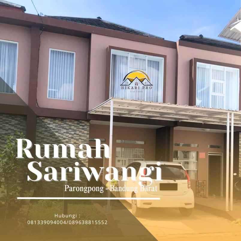 rumah murah 2 lantai di sariwangi