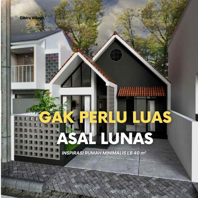 rumah murah bergaya scandinavian di bandung timur