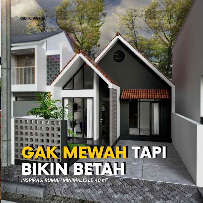 rumah murah bergaya scandinavian di bandung timur