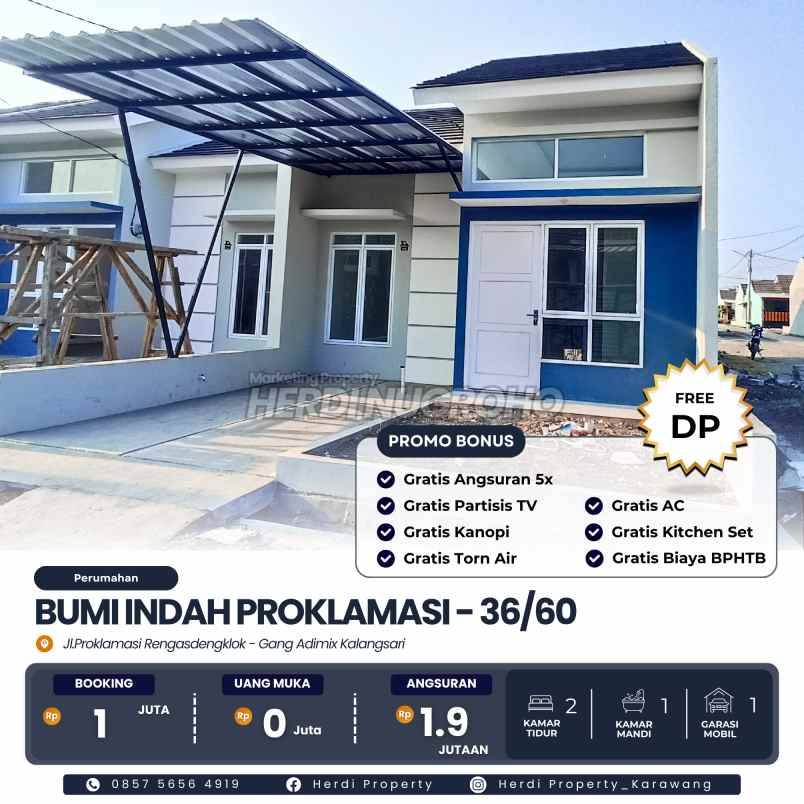 rumah murah bumi indah proklamasi rengasdengklok