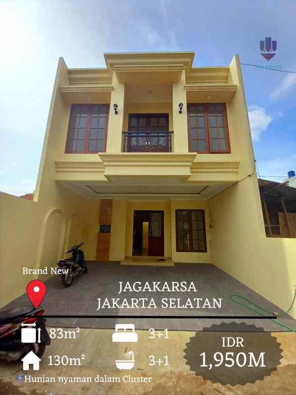 rumah murah dalam cluster di jagakarsa jakarta selatan