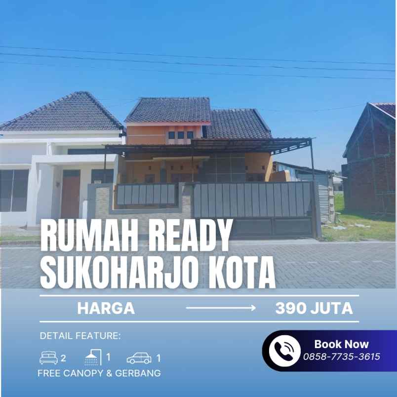 rumah murah di sukoharjo kota