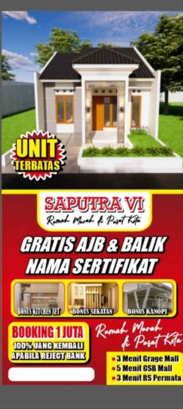 rumah murah di tengah pusat keramaian kota cirebon