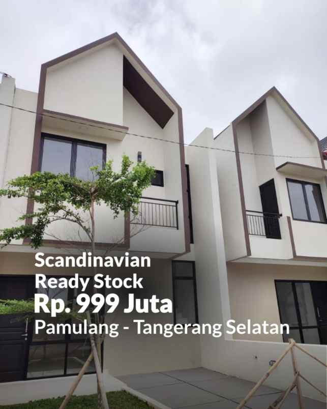 rumah murah scandinavia catiri pamulang