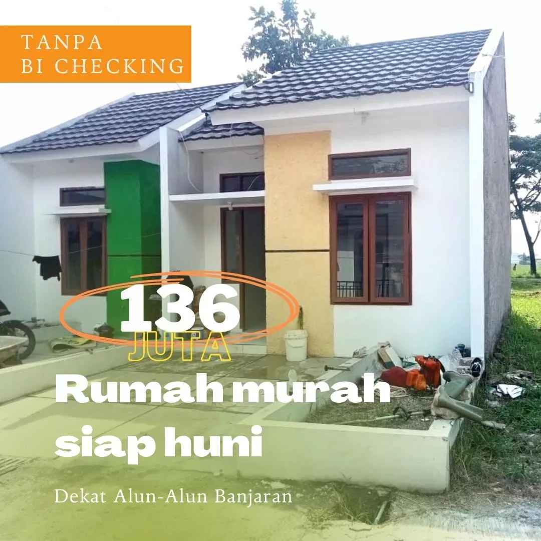 rumah murah tanpa bank dekat alun alun banjaran