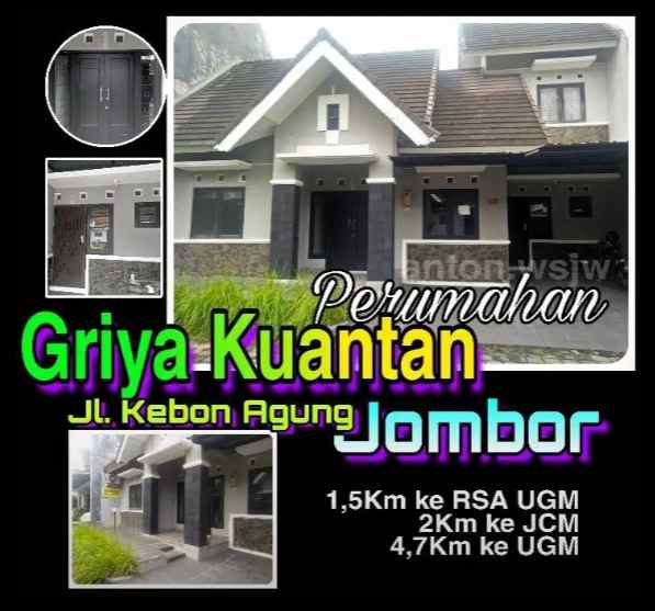 Rumah Perum Griya Kuantan Jombor Carport 2 Mobil Dekat Jcm Luas 126m