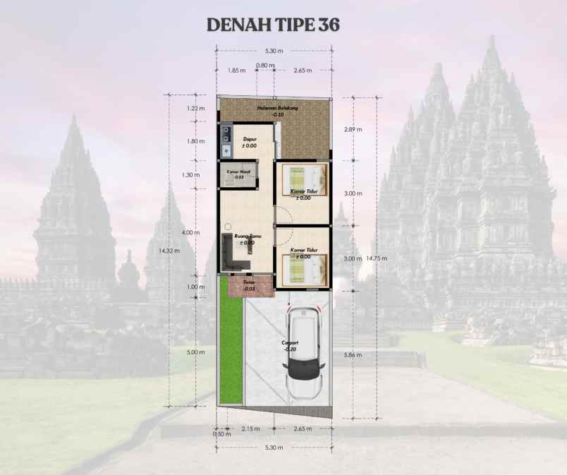 rumah shm ready siap balik nama di manisrenggo