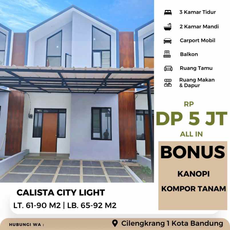 rumah siap huni bandung timur