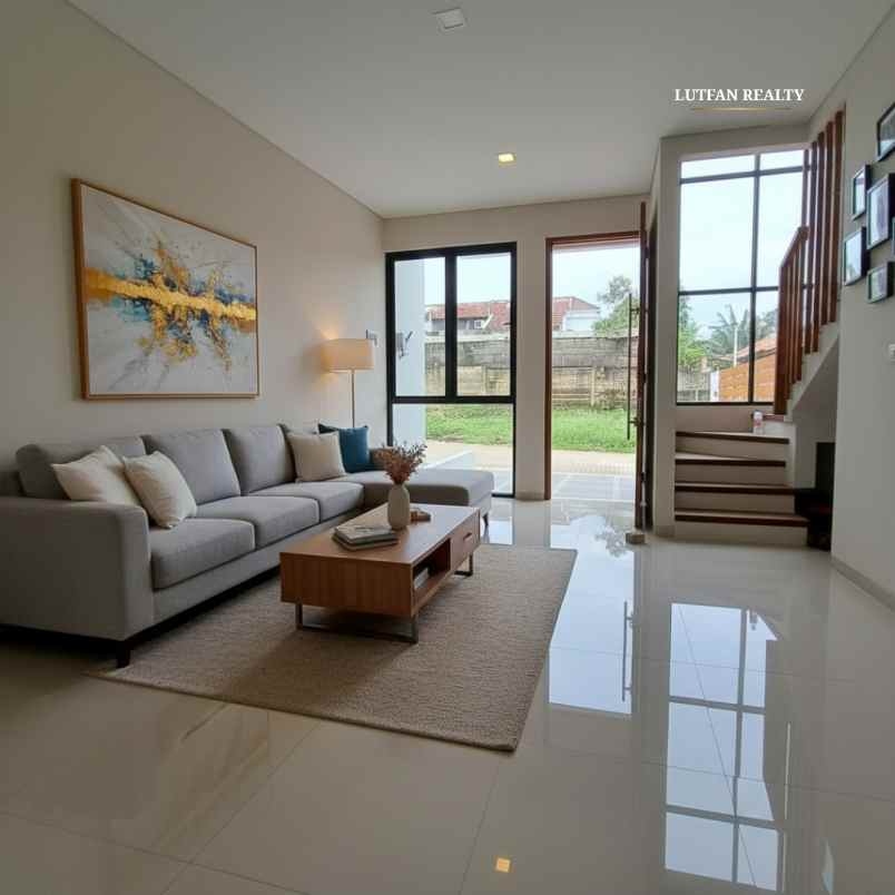 rumah skandinavian dalam cluster dekat tol brigift