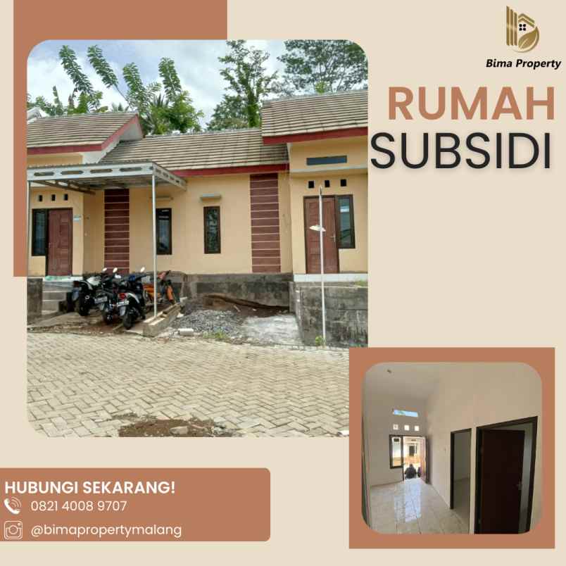 rumah subsidi lokasi tidak jauh dari kota malang