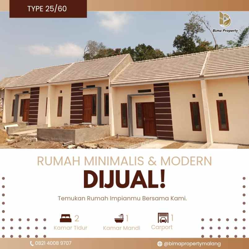 rumah subsidi minimalis area pakis malang