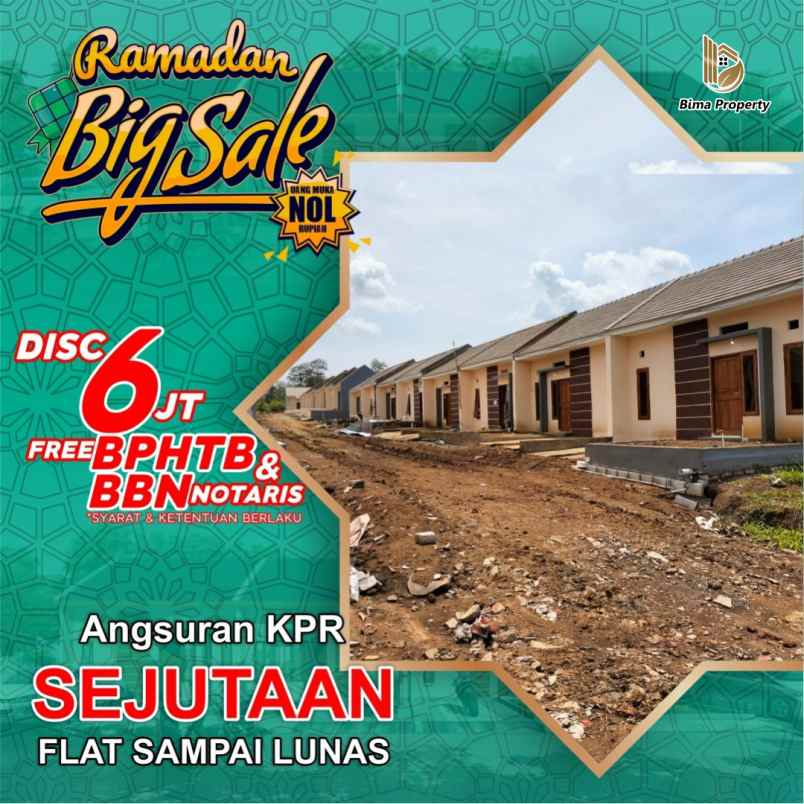 rumah subsidi murah free bbn notaris