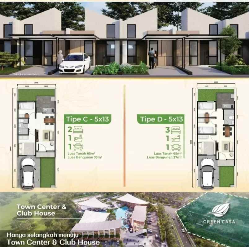 talaga bestari cluster green casa by mitbana tangerang