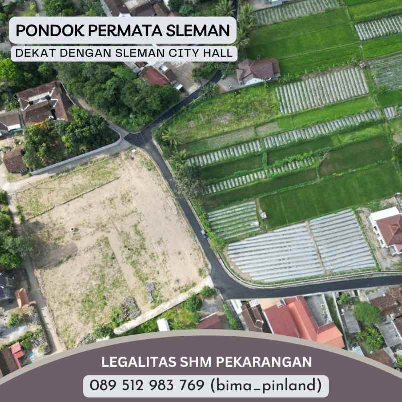 tanah dijual dekat jl magelang km 13