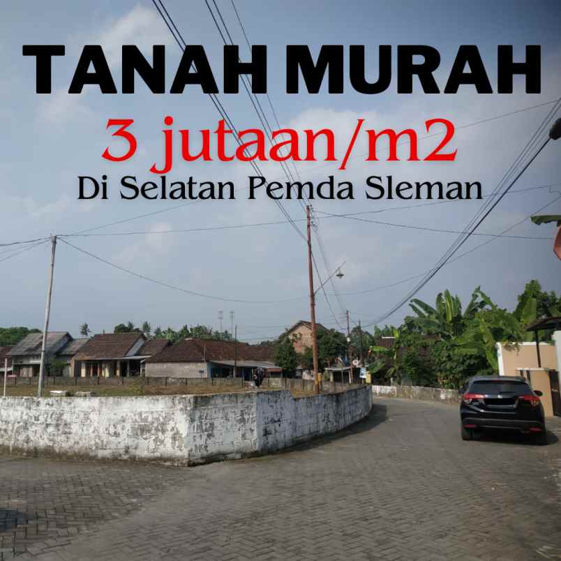 tanah kavling 3 jutaan selatan pemda sleman