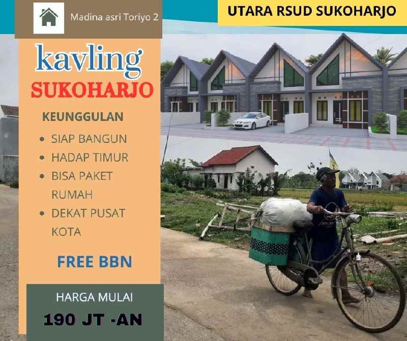 tanah kavling hunian di jombor bendosari sukoharjo