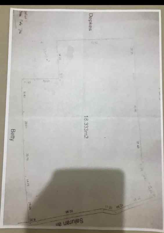 tanah luas 1 8 hektar di pamulang tang sel