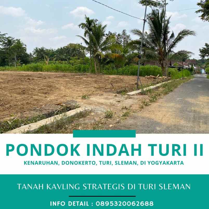 tanah murah 1 jutaan meter dekat klinik swa turi