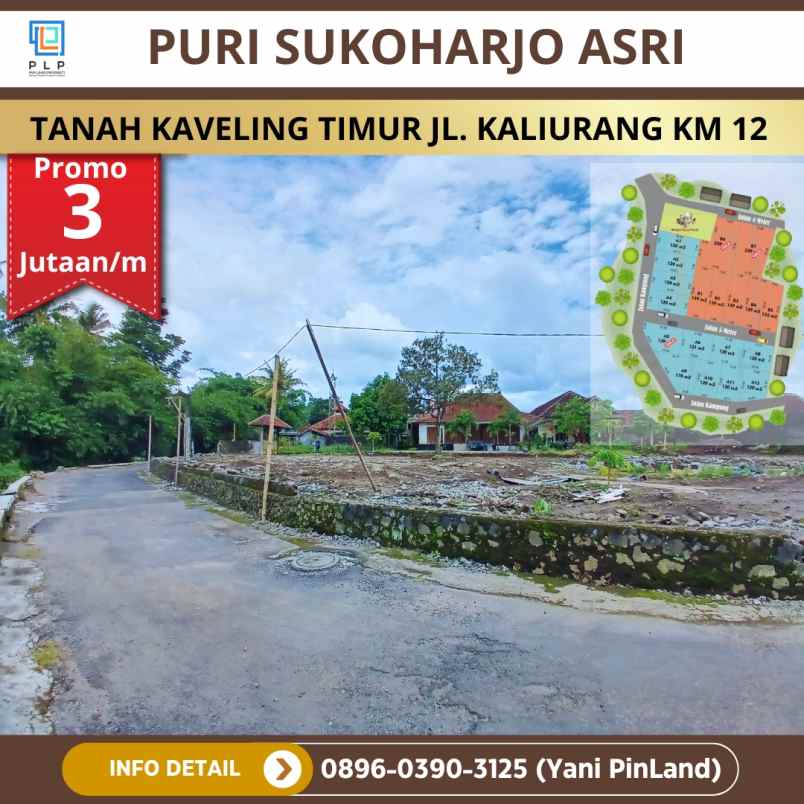 tanah murah dekat kampus uii terpadu jalan kaliurang