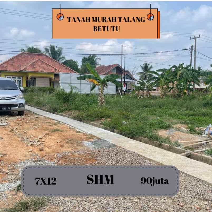 tanah murah talang betutu