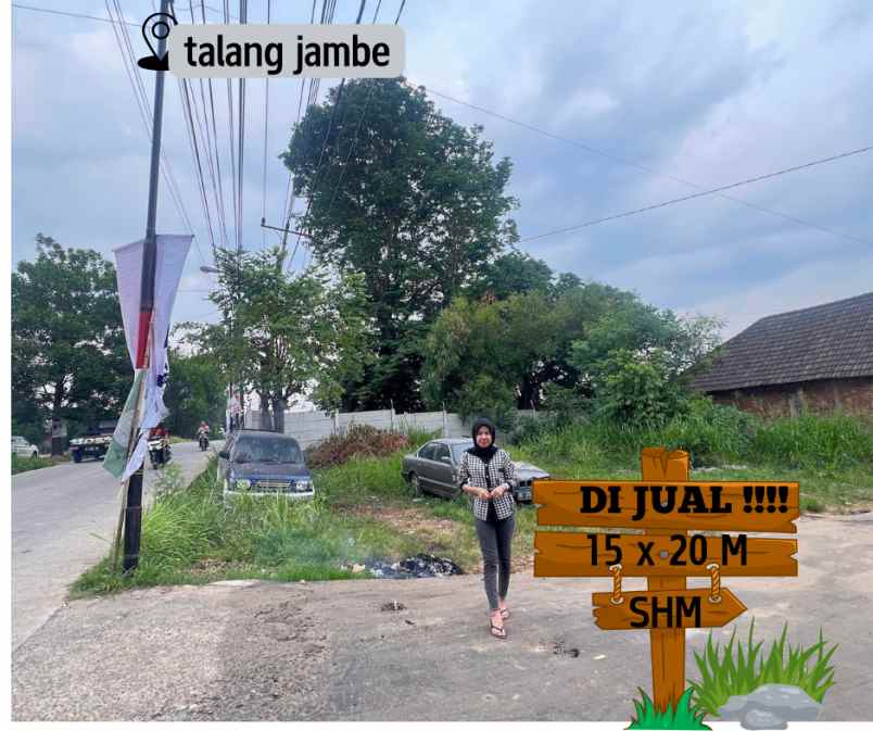 tanah pinggir jalan siap bangun