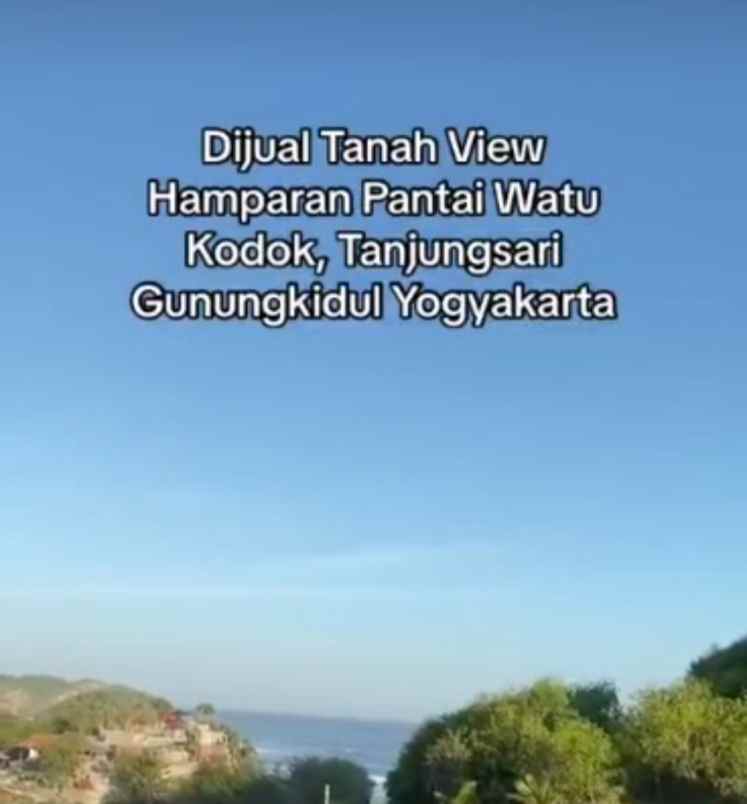 tanah view pantai gunungkidul yogyakarta