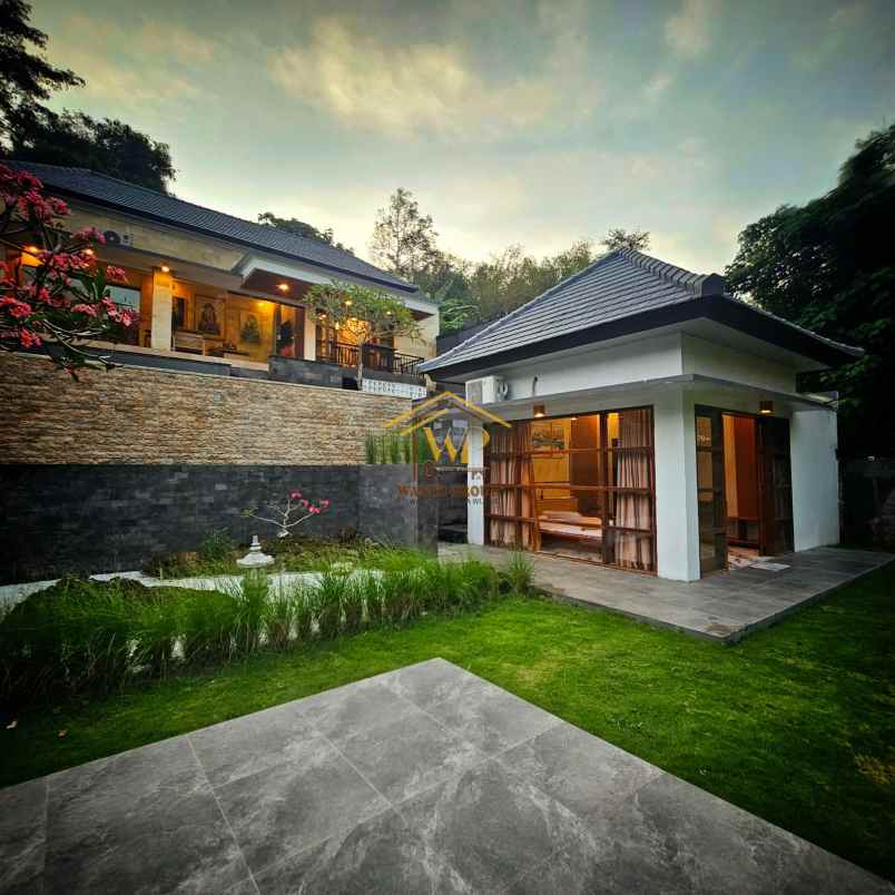 villa murah tanah luas di tabanan bali view sungai