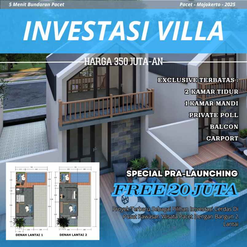 villa pacet 10 menit bundaran pacet