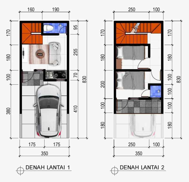 aparthouse ciracas rumah 2 lantai jakarta timur