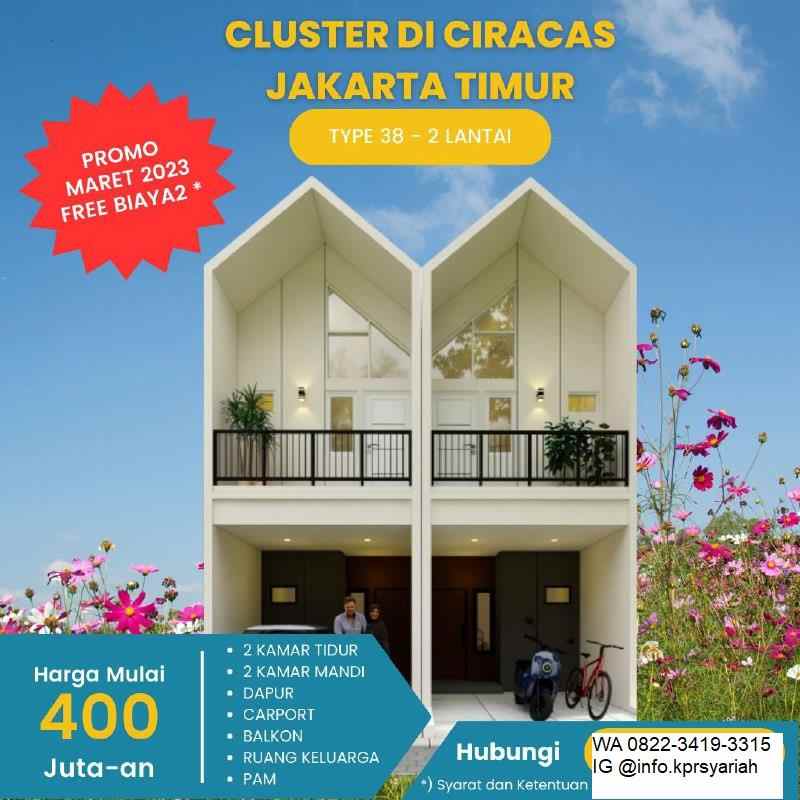 aparthouse ciracas rumah 2 lantai jakarta timur